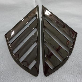 DWCX 2pcs Side Louvers Vent Cover Trim for Ford Fusion Mondeo 4D