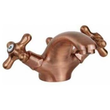 Iris IRV075RM Paffoni Rubinetto Lavabo Monoforo Ramato Ottone