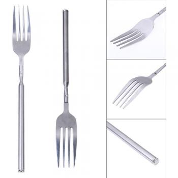 22-64cm Adjustable Telescopic Fork for Kitchen and BBQ
