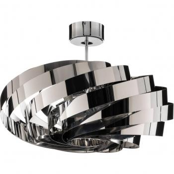 Euluna Plafoniera 60 cm Vento in Nichel‑Cromo