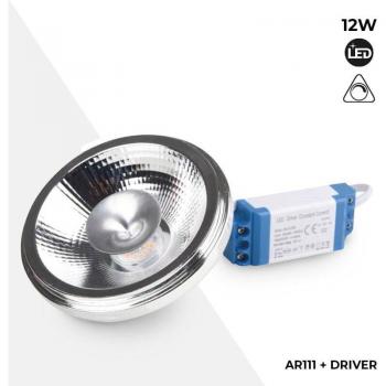 LED AR111 12W dimmbar mit 12º Abstrahlwinkel