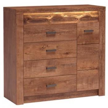 Commode Frêne 104x109x42cm LED