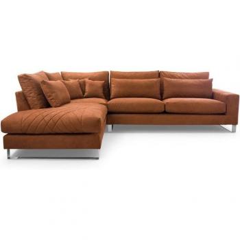KONSIMO® Ecksofa Brentis in Lederoptik
