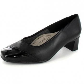 ARA Damen Slipper, Schwarz, Weite H, Größe 7.5