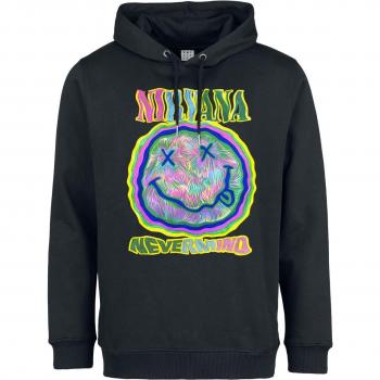 Hoodie Nirvana – Ligne Amplified – Design Scribble Nevermind – XS-3XL – Pour Hommes – Noir