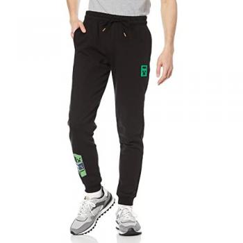 Pánské černé tepláky Puma x MINECRAFT