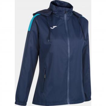 Chubasquero mujer Joma Trivor marino turquesa flúor