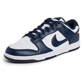 Nike Dunk uomo pelle blu marino e bianco