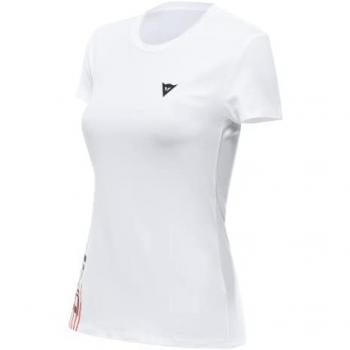 T-shirt Dainese Logo Femme Noir/Blanc taille : 3XL