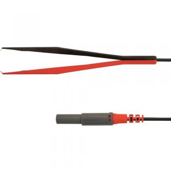 Schützinger KML 7848 Au Cavo di misura Spina 4 mm Morsetto Kelvin Rosso 1 pz
