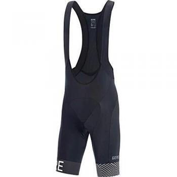 GORE WEAR Herren C5 Opti Trägerhose, schwarz/weiß, S