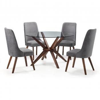 Chelsea 120cm Table and Huxley Chairs Set