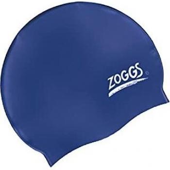 Bonnet de Bain Silicone Zoggs Adulte Unisexe Marine Taille Unique