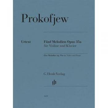 Henle Verlag Prokofjew 5 Melodien Violin