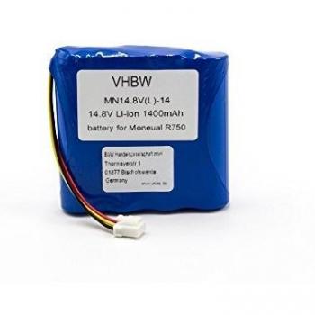 Vhbw Li-Ion Ersatzakku 1400 mAh für Moneual Rydis 10J001026