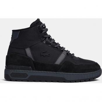 Lacoste T-Clip Mid Men's Trainers Black/Dark Grey