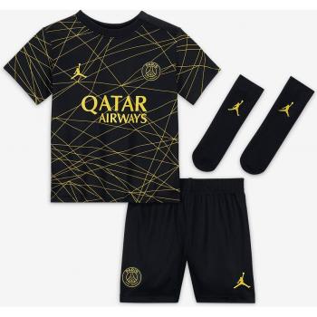 Baby Jordan PSG 22/23 Dri-Fit Trikotsatz Schwarz/Tour Yellow