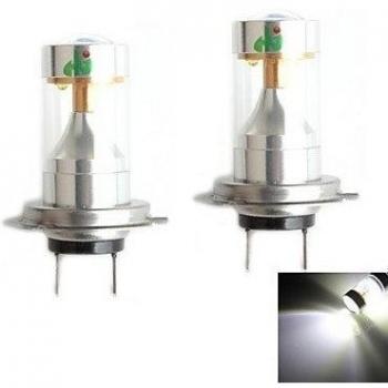 Bombilla de luz blanca H7 30W 2600lm 6000-6500K