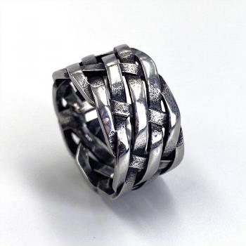 Viking Knot Design Stainless Steel Ring