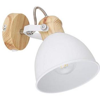 Lampe Murale Chambre Métal Aspect Bois