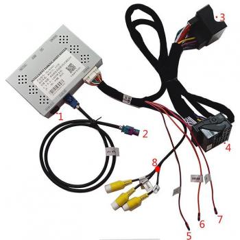 Heedy Adaptador de Interfaz de Cámara para Mercedes Benz Clase C W204 W205 S205 2011-2020