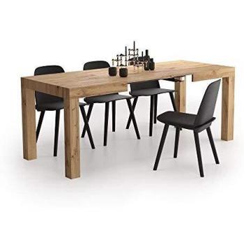 Mobili Fiver Tavolo Allungabile First 120 x 80 x 76 cm Rovere Rustico Nobilitato