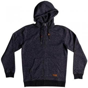 Quiksilver Keller Hoodie con Cremallera Polar para Hombre Gris Oscuro Talla S