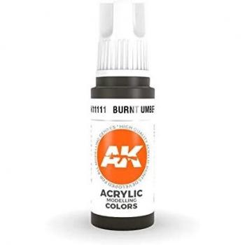 AK Interactive 17mL Burnt Umber Acrylic Color