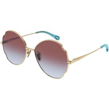 Chloé Sonnenbrillen CC0008S col. 002 Bambini Farfalla Oro