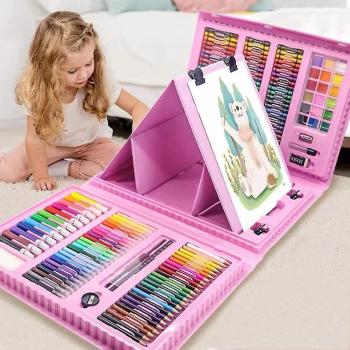 Mochila de Arte 208 Pcs: Kit de Dibujo y Pintura para Todas las Edades
