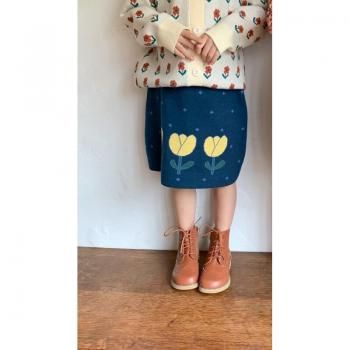 Soft and Cozy Floral Skirt for Girls