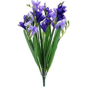 Freesia Flower Bundle, Country Baskets, 12 Blossoms