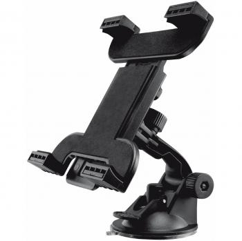 Black Quick‑Release Car Tablet Mount, Fits 7‑11 Inch Screens