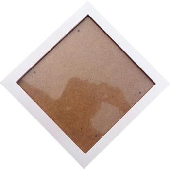 White Square Pine Wood Picture Frame (6 Inch)