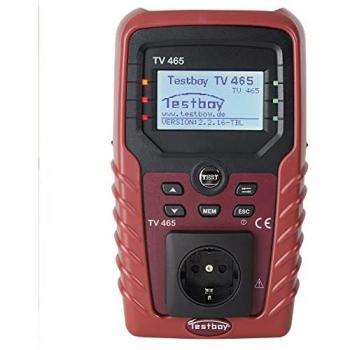 Testboy TV 465 Pro – Testeur d’appareils avec résistance de protection L235×140×H80 mm