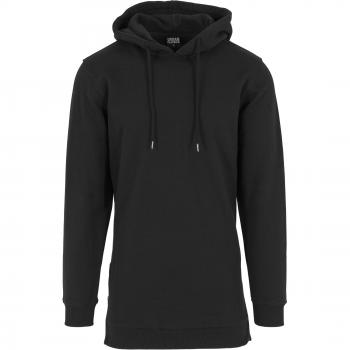 Urban Classics Herren Hoodie Long Side Zipped schwarz
