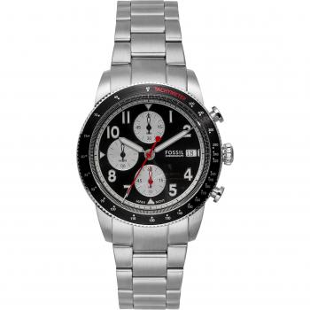 FS6045 Sport Tourer Zilver Fossil Mannenklok