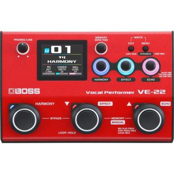 Boss VE-22 Multi-Effects Vocal Processor 2024