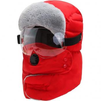 Unisex Lei Feng Windproof Hat with Goggles N66
