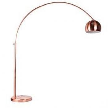 Lampadaire arc en métal cuivré BOW XXL 204 cm