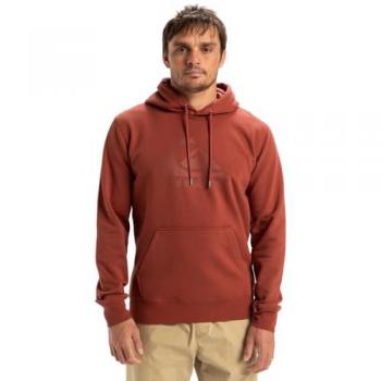 Quiksilver Felpa Cappuccio Comp Logo Rosso M