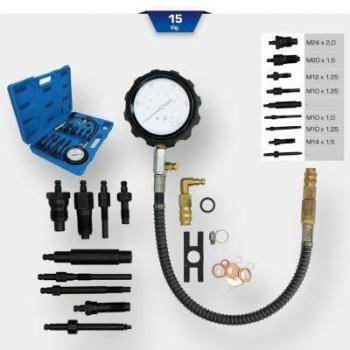 Tester di compressione per motori diesel, 15 pz