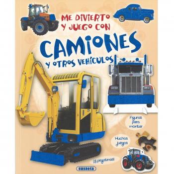 Me divierto y juego con camiones y otros vehículos