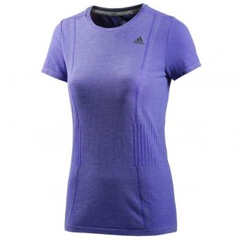Adidas Top Primeknit Maniche Corte Femminile Viola