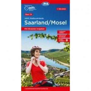 ADFC-Radtourenkarte 19 Saarland /Mosel 1:150.000, reiß