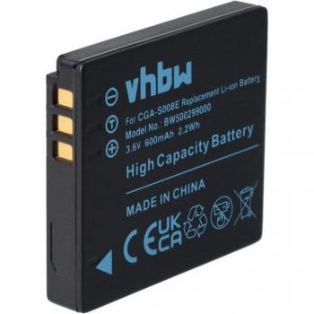 Batterie compatible Ricoh Caplio 600mAh vhbw
