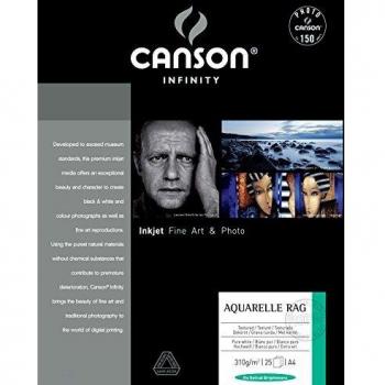 Canson Digital Fine Art Reproduction Aquarelle Rag 310gsm A4 – 25 Sheets