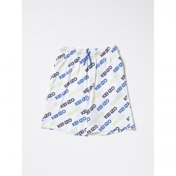 Pantalon bermudien Kenzo Kids blanc pour garçons