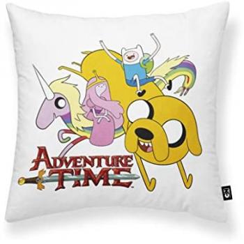 Funda de Cojín Multicolor Adventure Time A 100% Algodón 45x45 cm