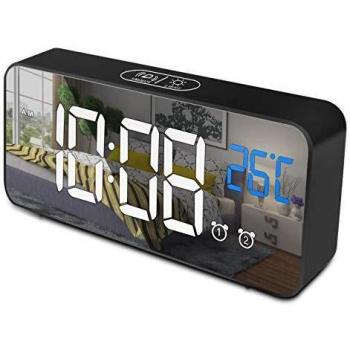 Opamoo Multitool-Wecker: 12/24h, Helligkeitseinstellung